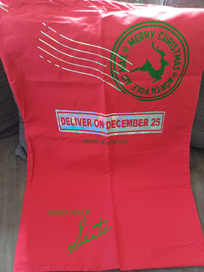 Personalised Santa sack – Design 3