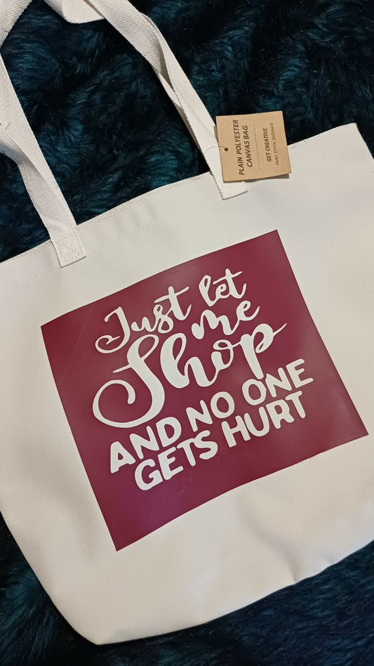 Canvas shopping bag