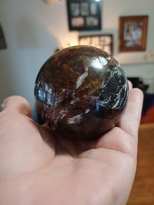 Sumatran Amber Sphere