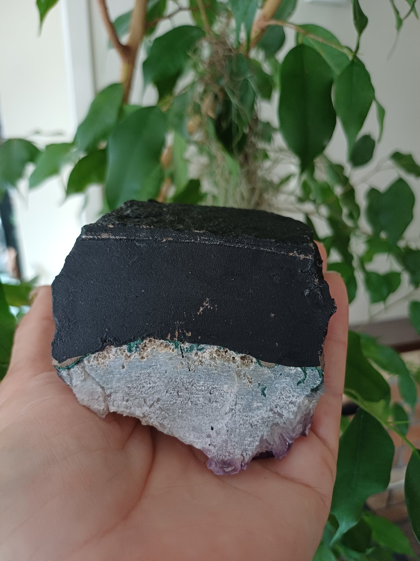 💜Purple Amethyst Quartz Geode
