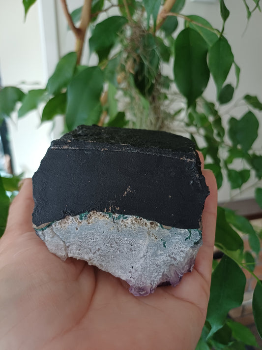 💜Purple Amethyst Quartz Geode