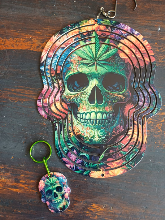 WINDSPINNERS SKULL DESIGN