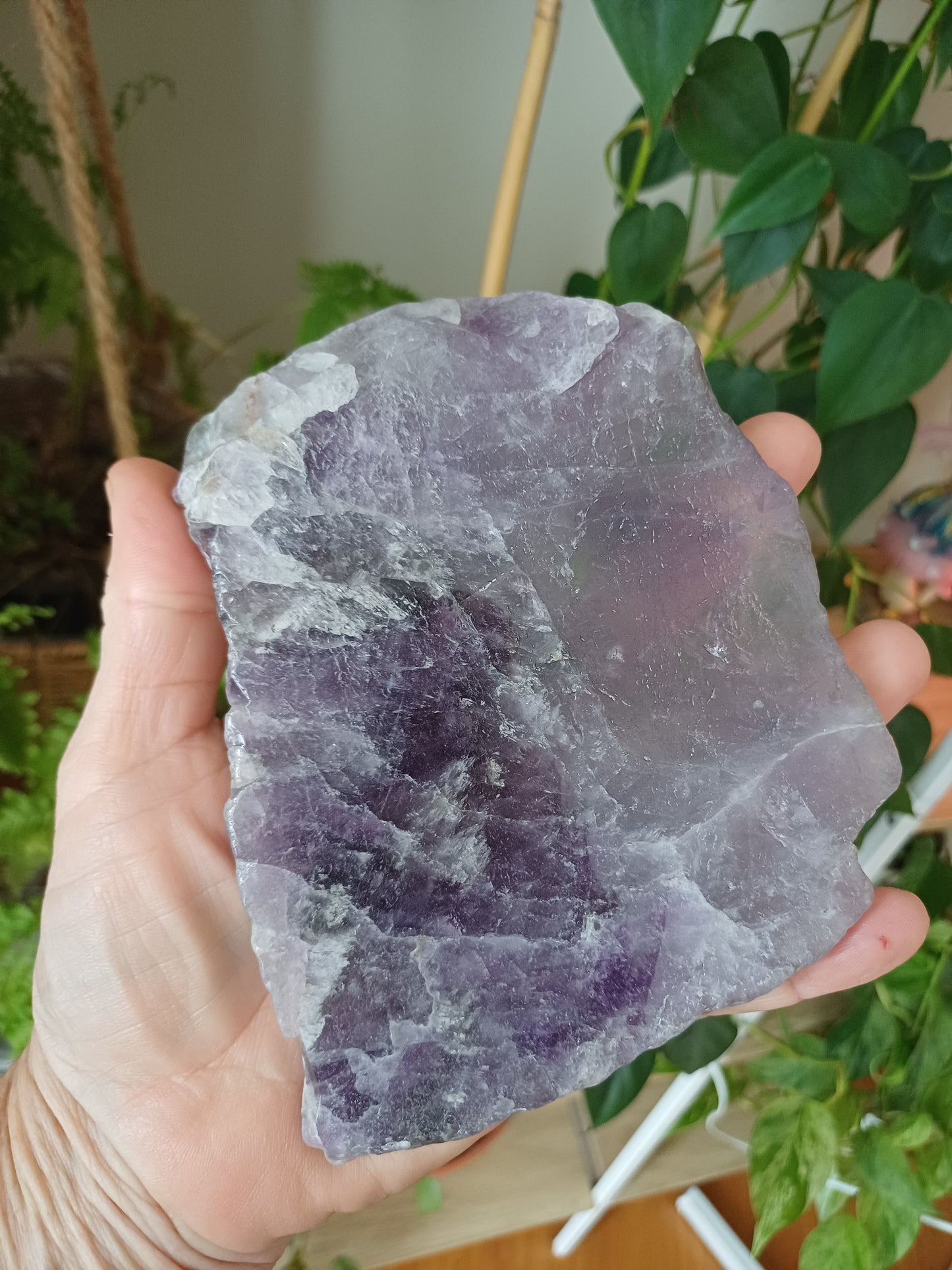 Amethyst charging slab