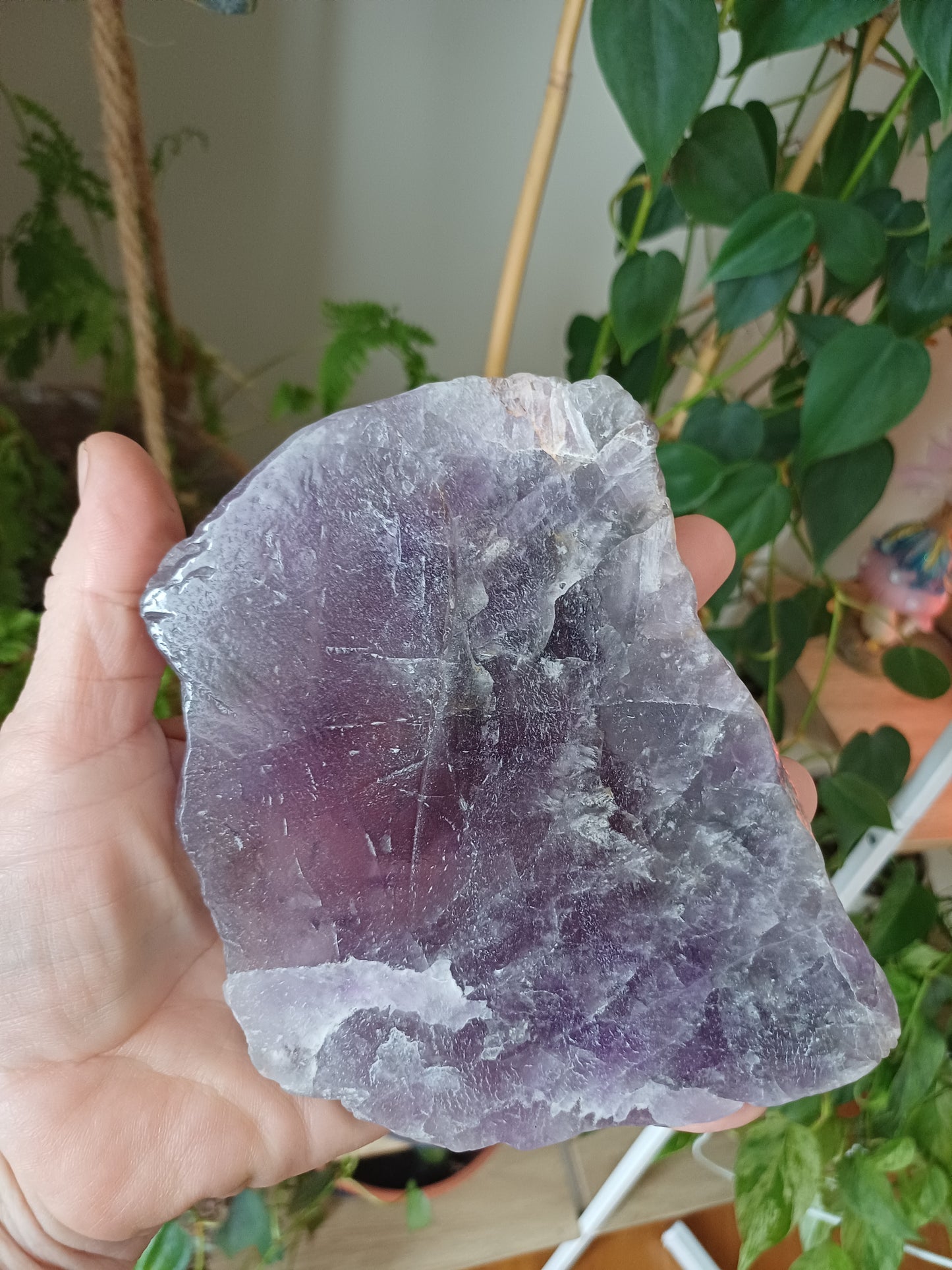 Amethyst charging slab