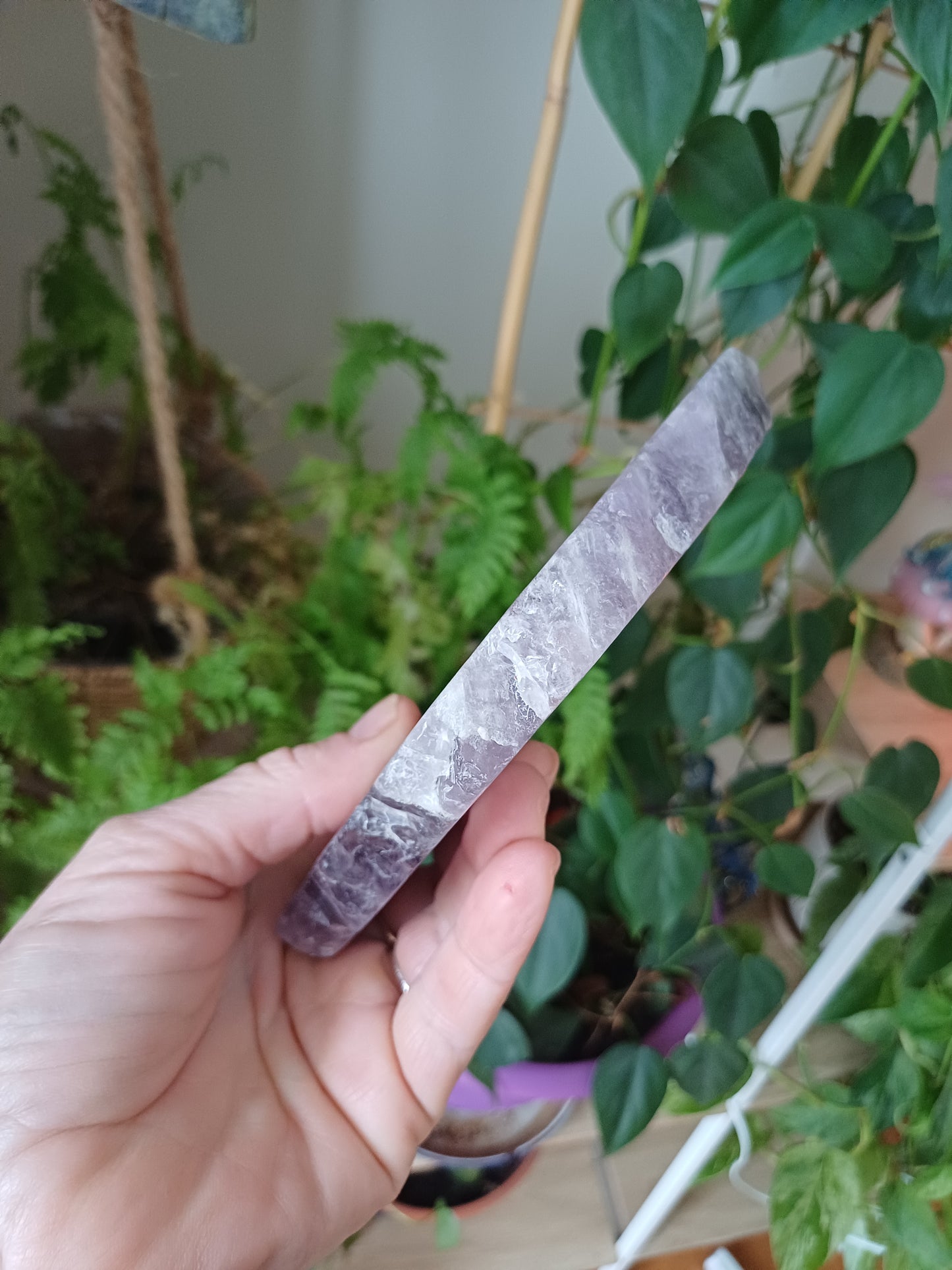 Amethyst charging slab
