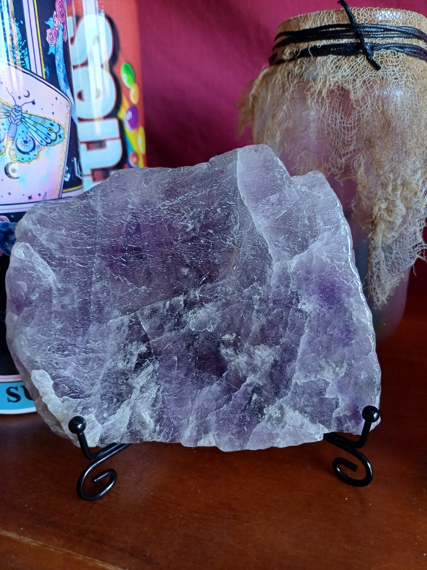 Amethyst charging slab