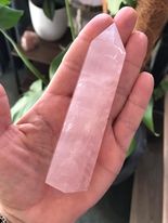 Rose Quartz Point, 11.5 cm