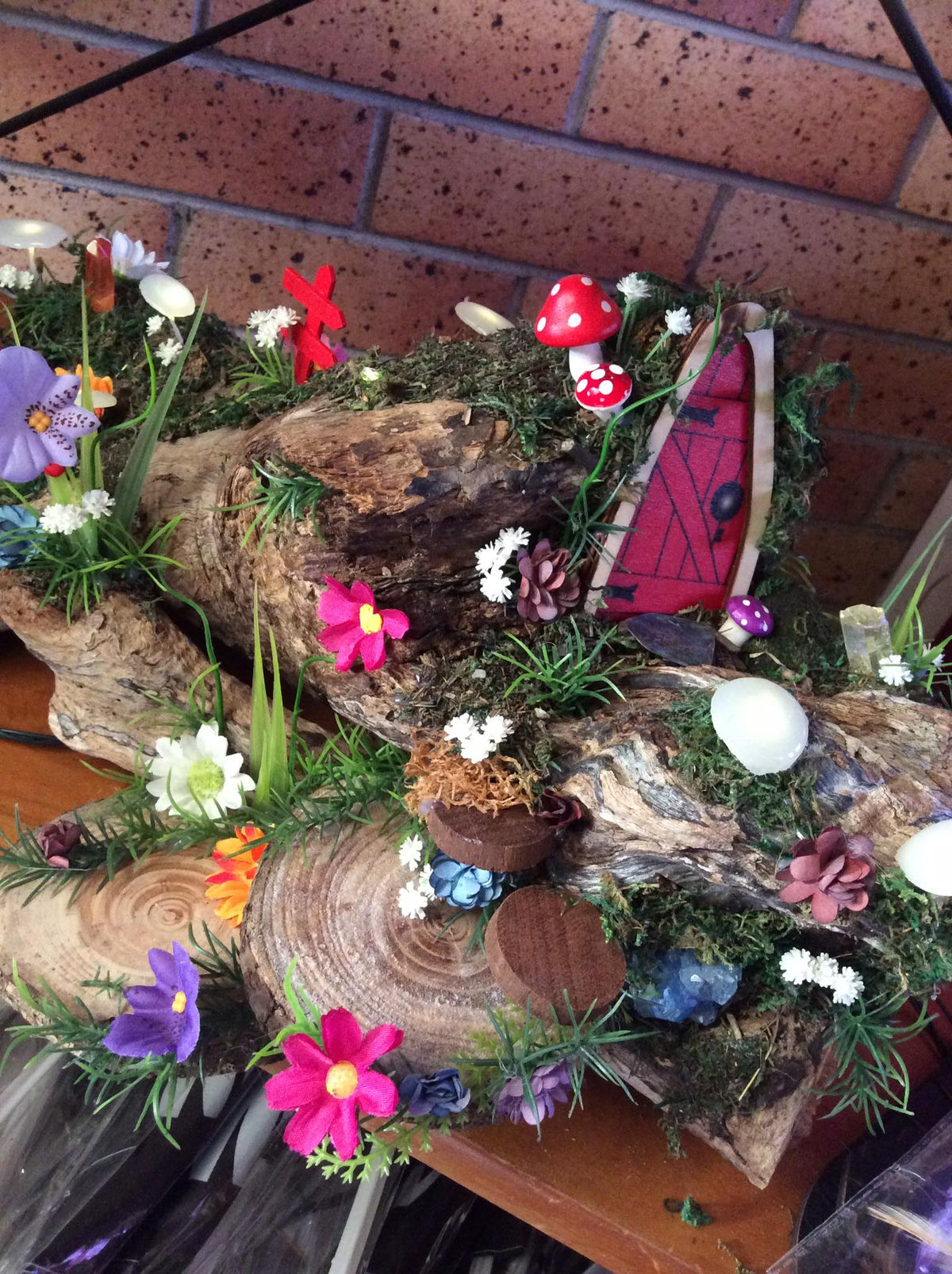 Handmade fairy garden