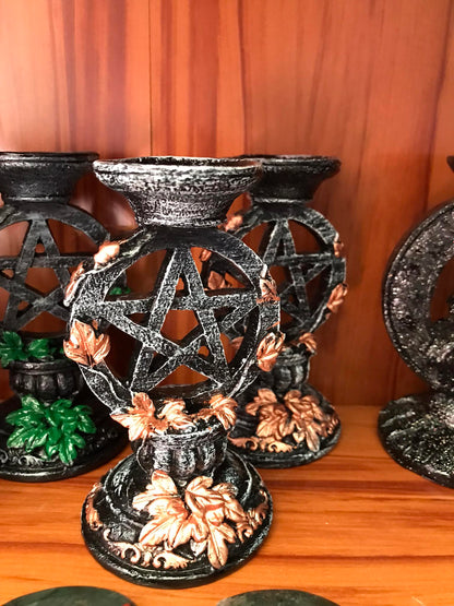 Pentagram star sphere holder – Pinky peach
