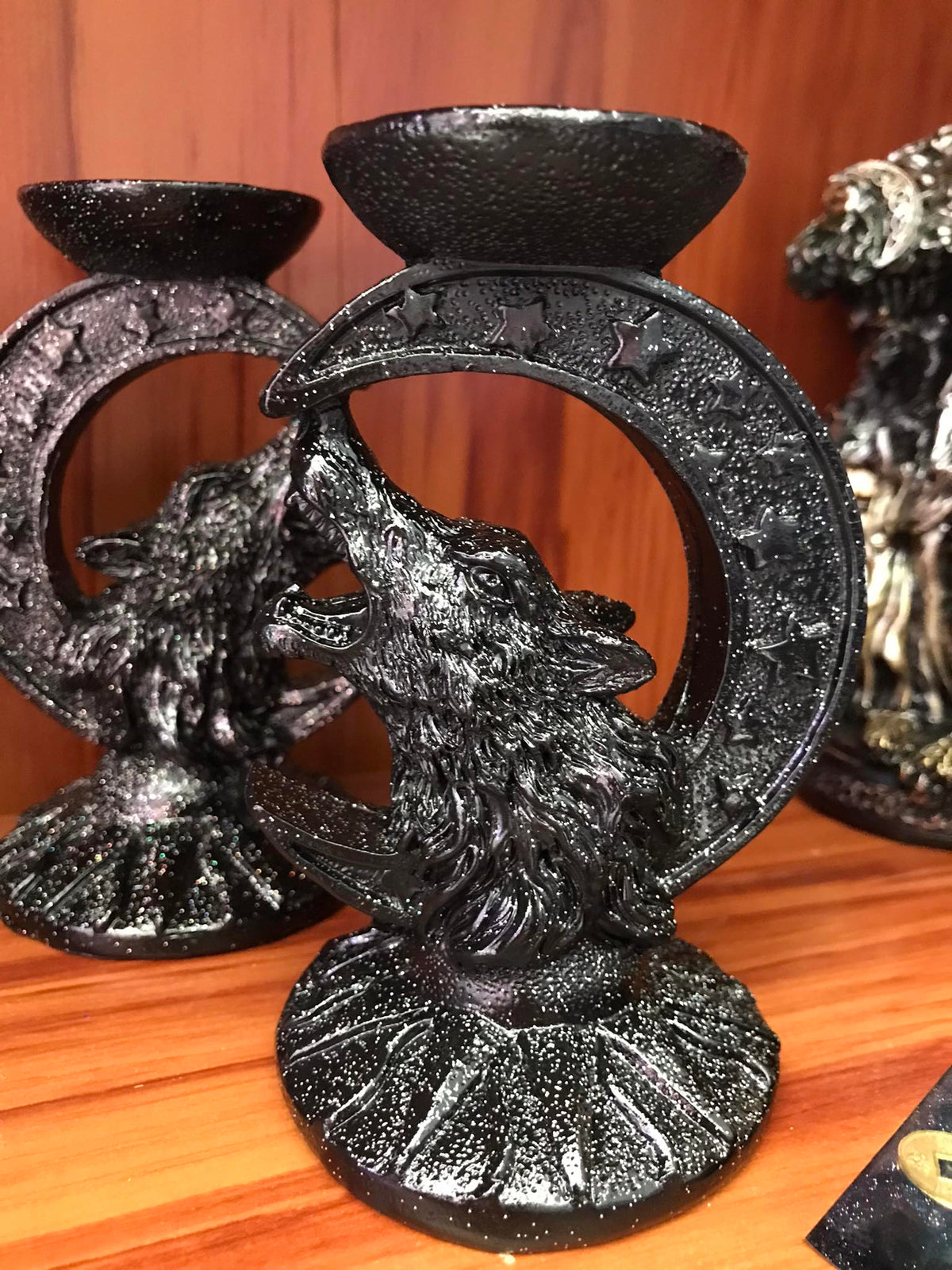 Wolf Sphere Holder, view 2