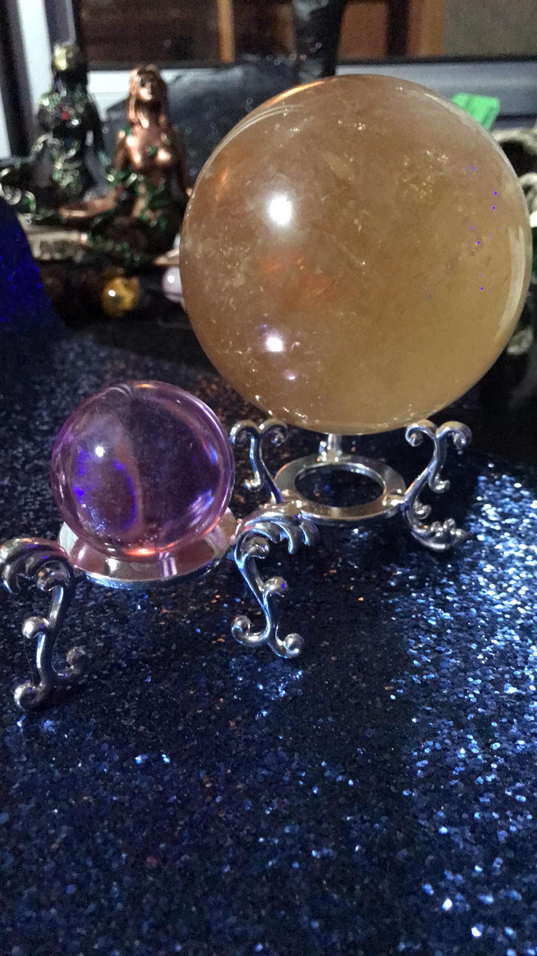 Metal Sphere Stand, view 2