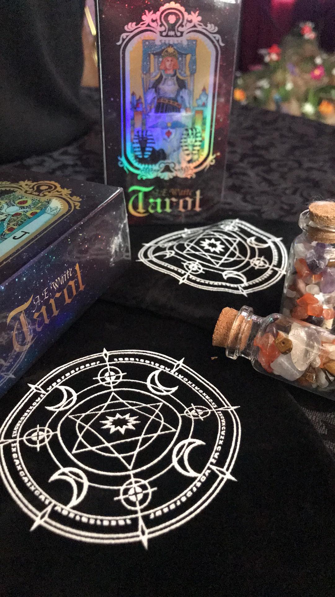 Tarot Card Gift Pack with Crystal Jar