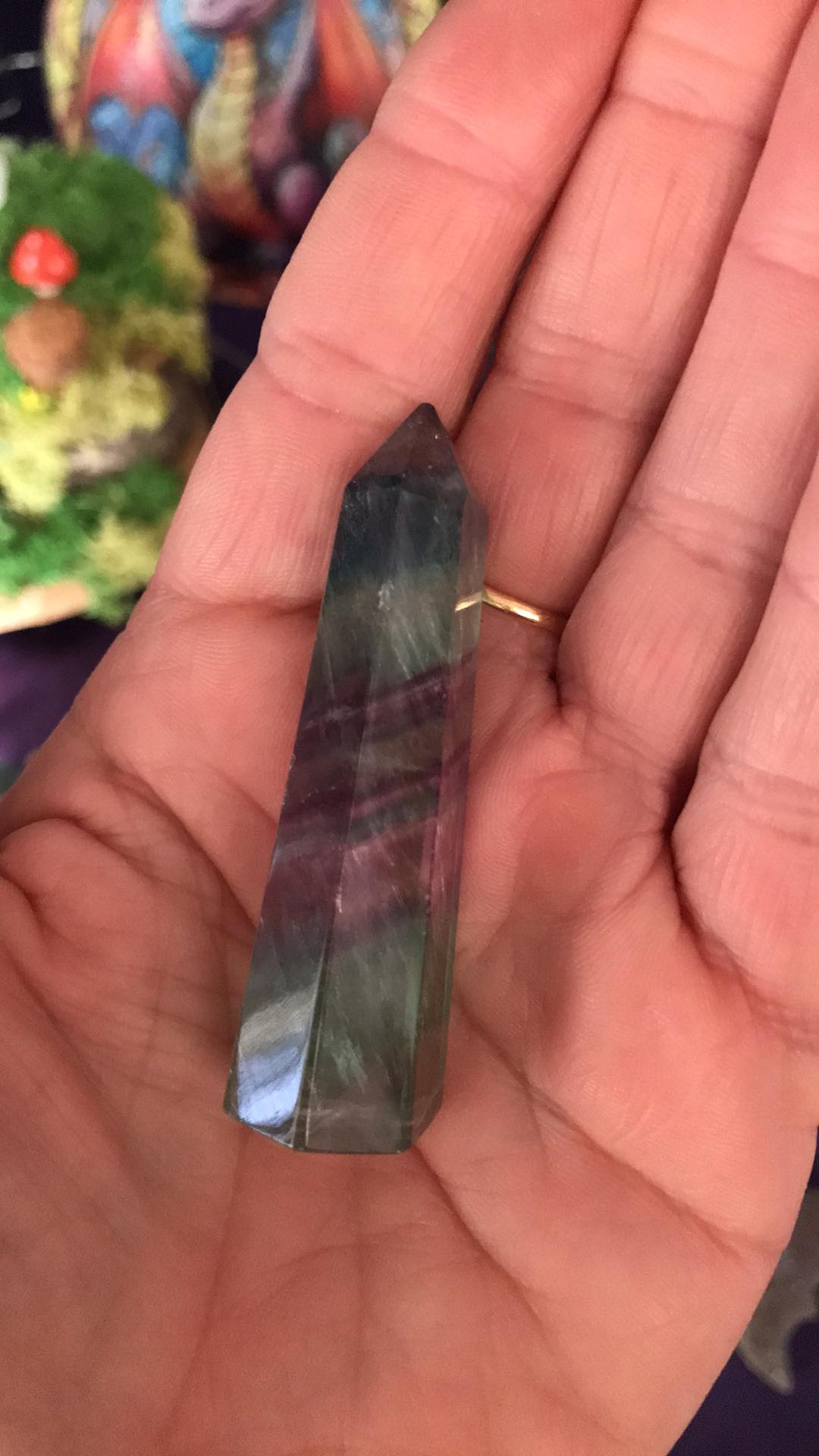 Fluorite small 6 cms tall