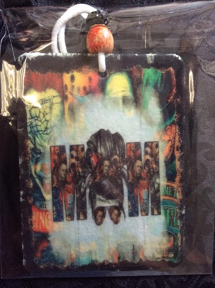 Humour felt car freshener, view 6