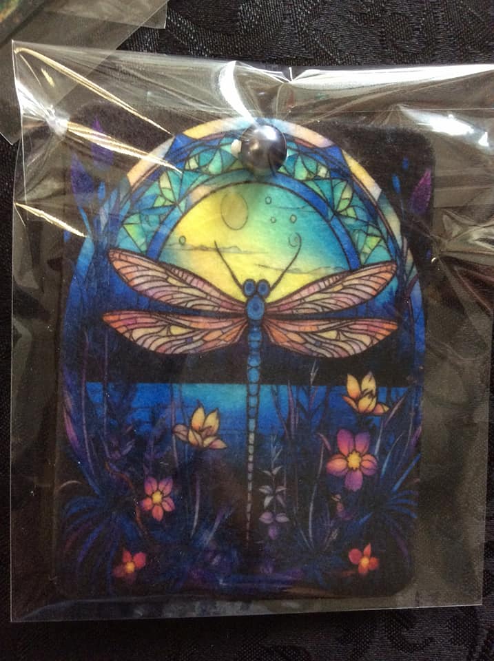 Humour felt car freshener, view 3