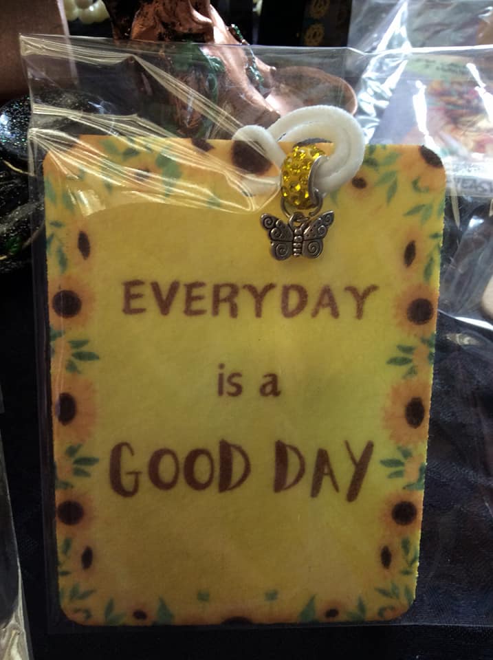 Humour felt car freshener, view 9