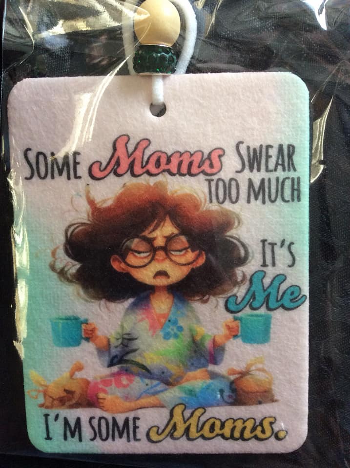 Humour felt car freshener, view 5