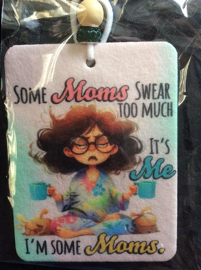 Humour felt car freshener, view 5