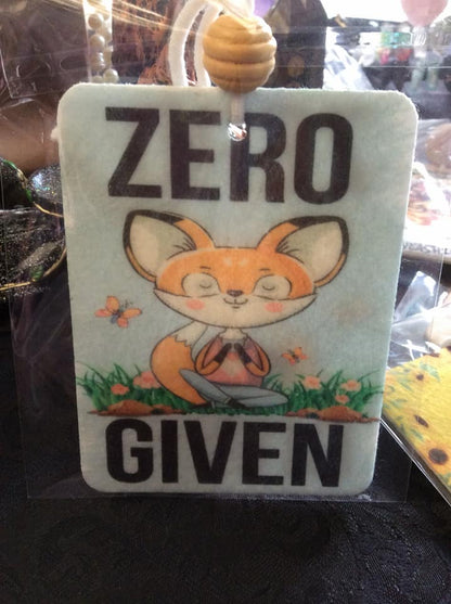 Humour felt car freshener, view 11