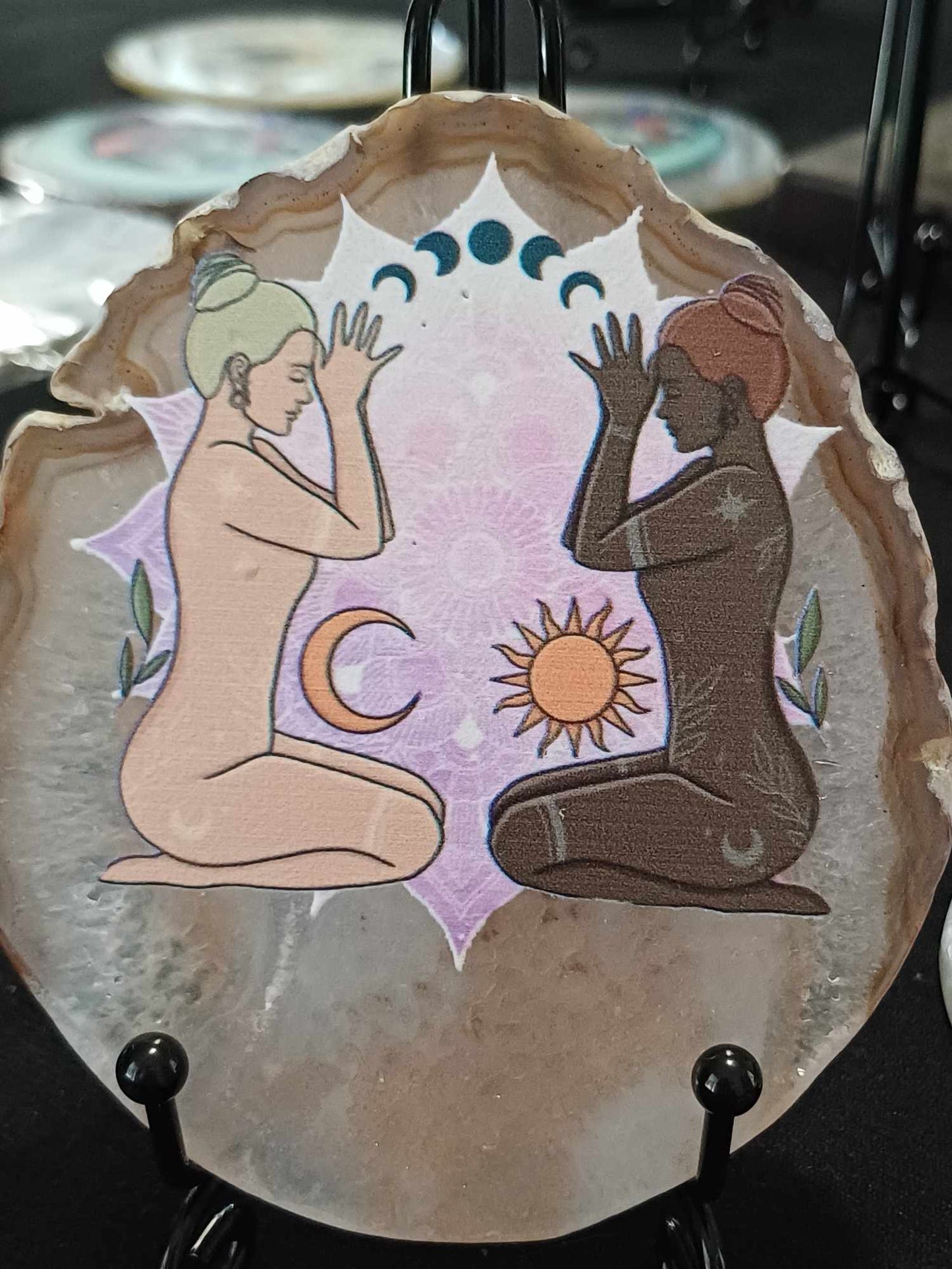 AGATE SLICE with patterns