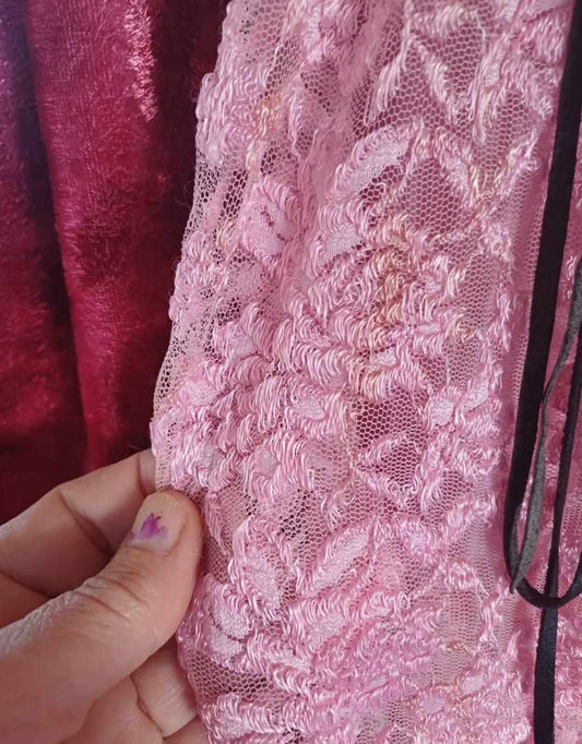 GORGEOUS VELVET & LACE BOHO/GYPSY DRESS