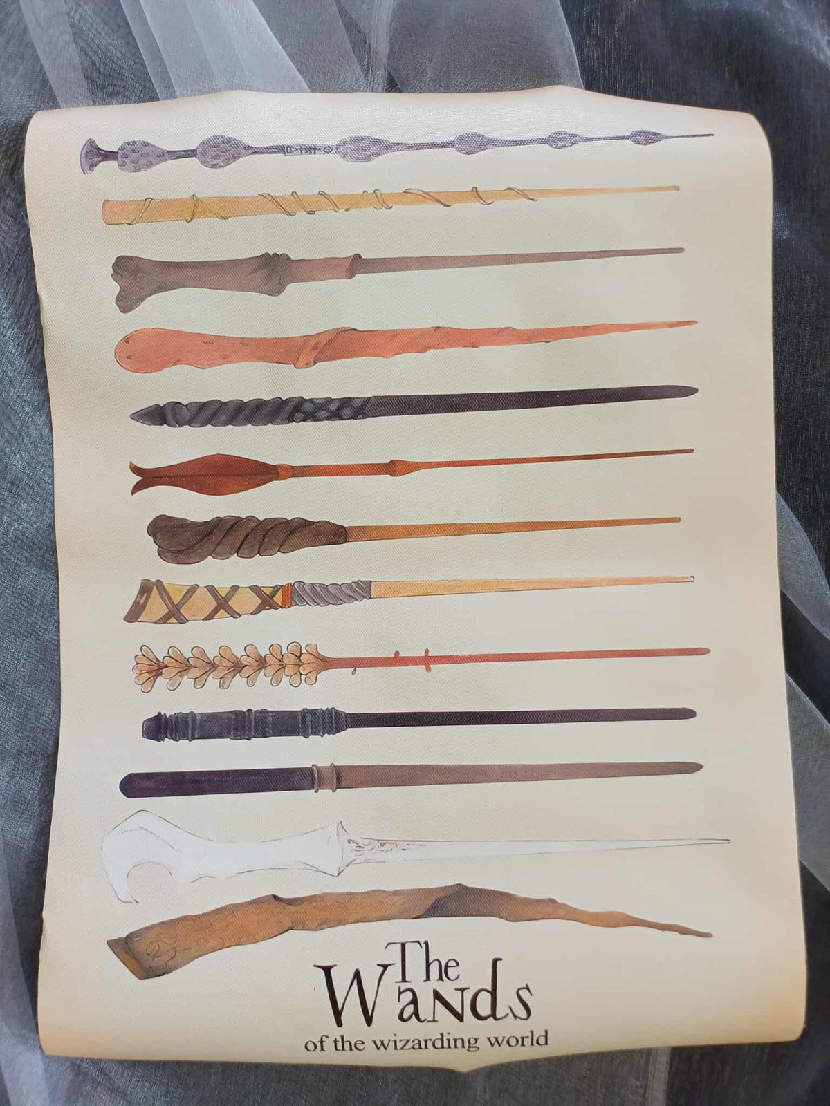 Wizard wands canvas print – Wands