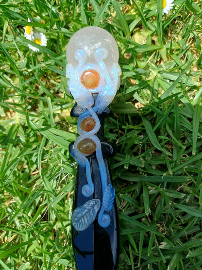 Crystal sphere-tipped dagger, view 6