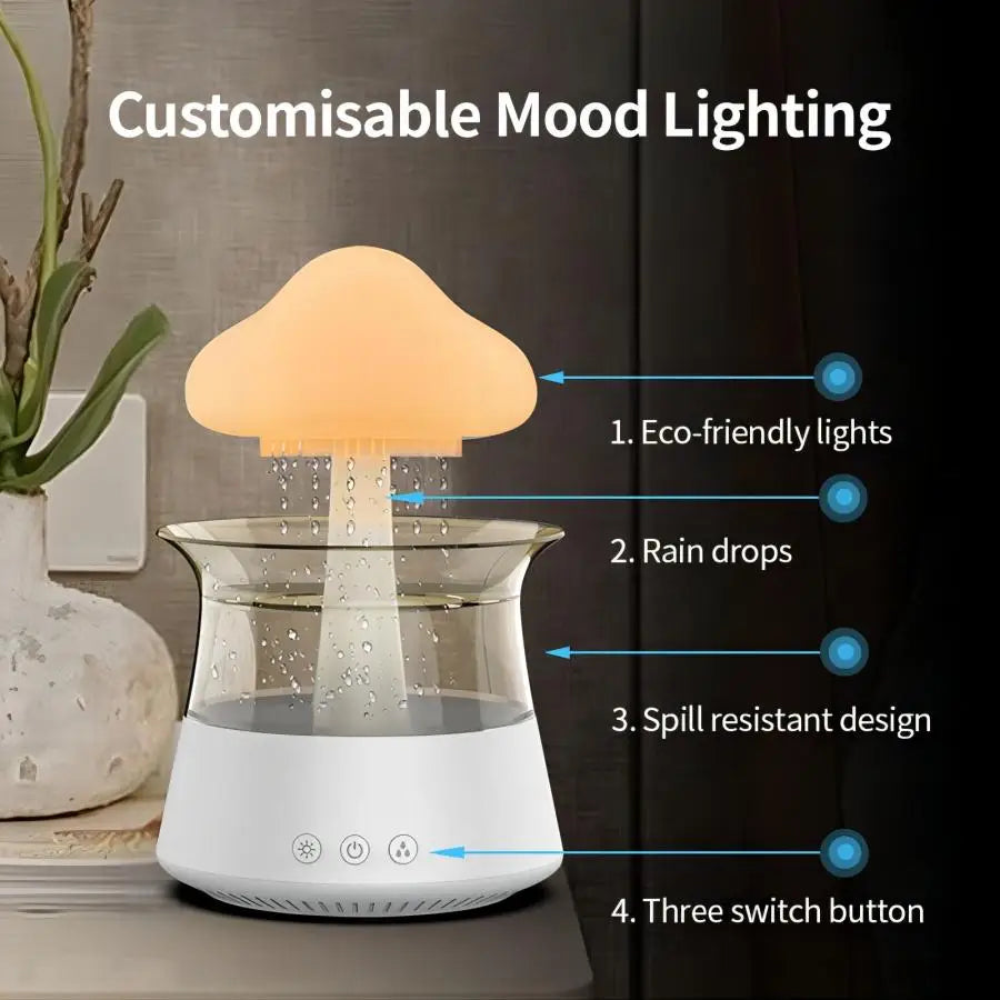 Rain Cloud Humidifier and Aroma Diffuser, view 2