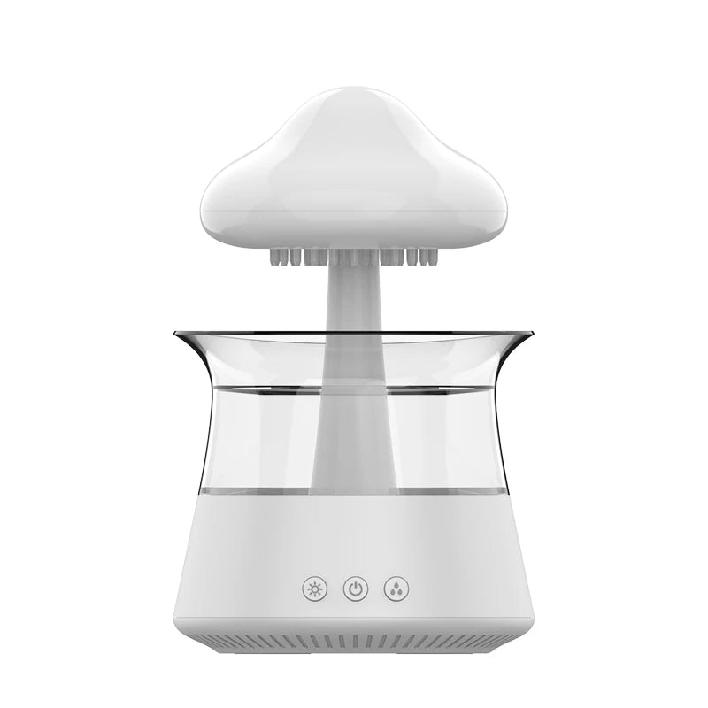 Rain Cloud Humidifier and Aroma Diffuser – White