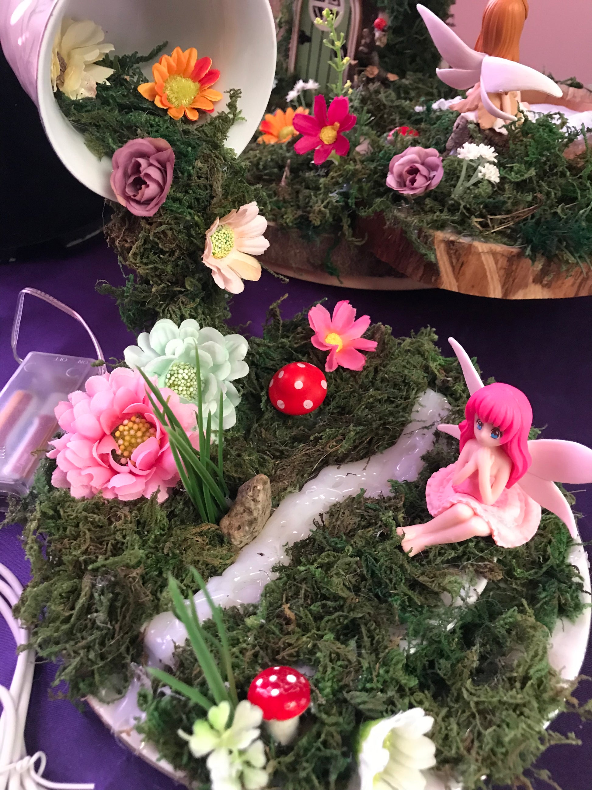 Handmade fairy garden, view 3