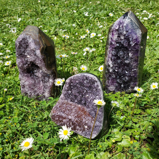 Natural Amethyst Geode Quartz