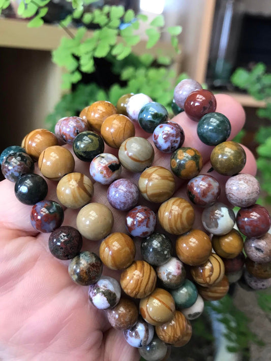 Ocean Jasper Tumbled Stone