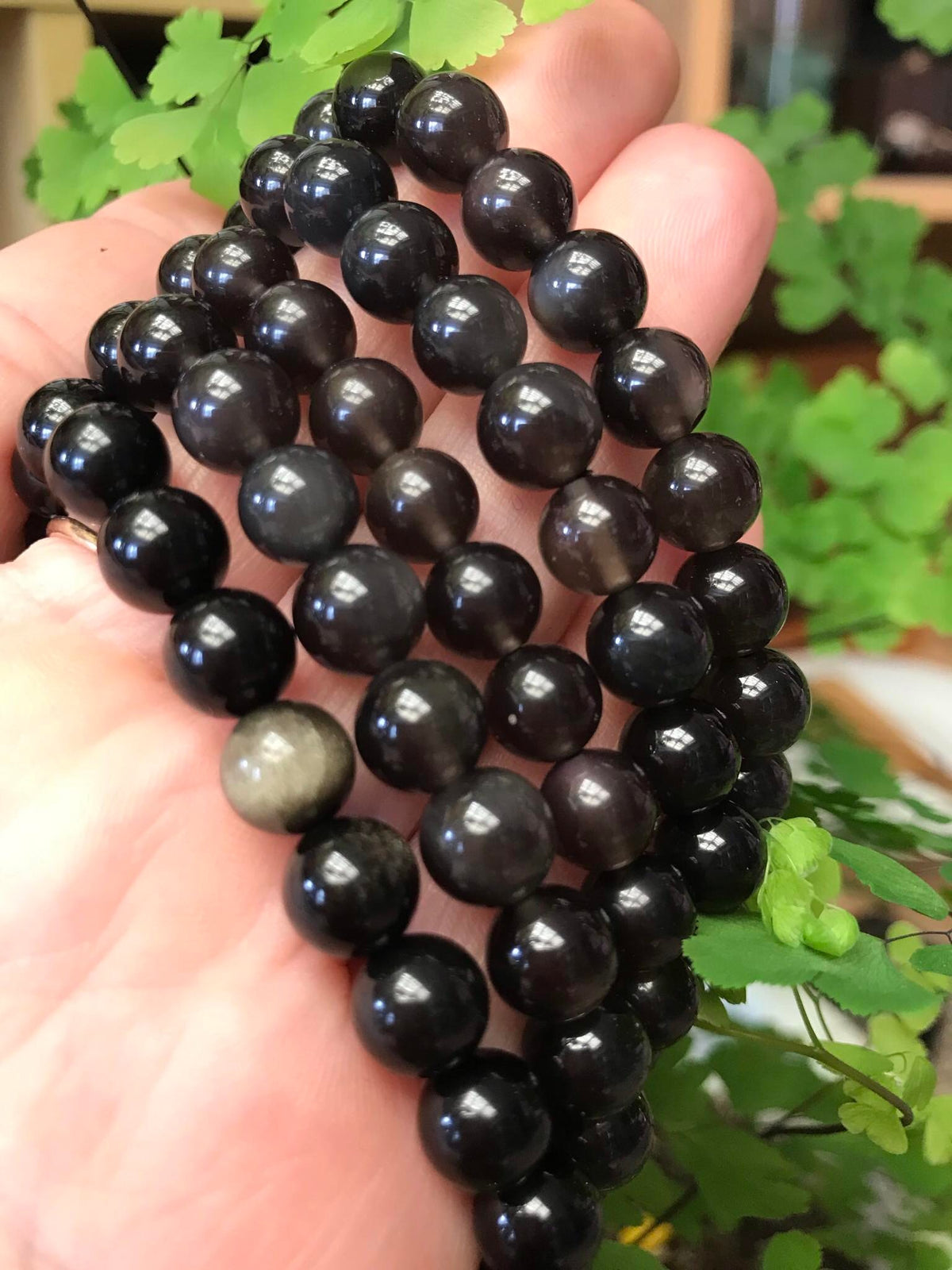 Ice Obsidian and Gold Obsidian Set