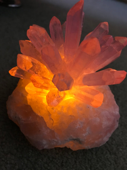 Rose quartz Lamp