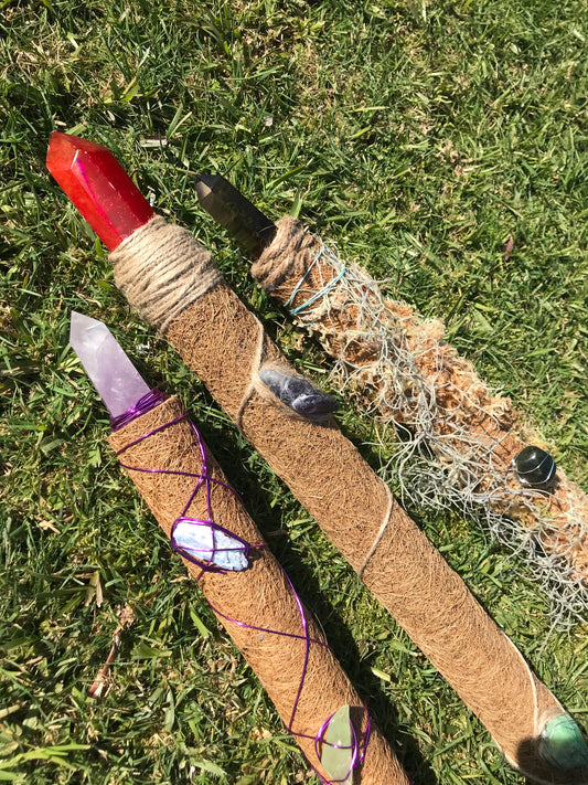 Small Crystal Plant wands